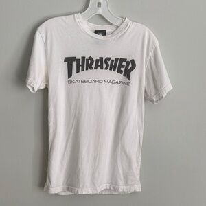 Thrasher White Short Sleeve Tee